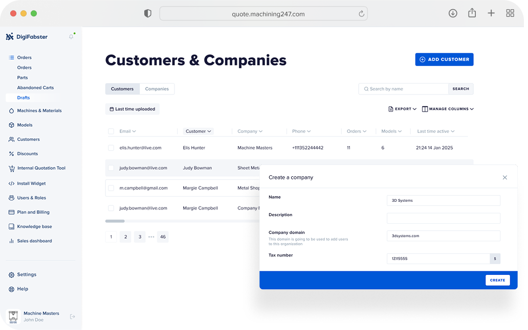 Client management